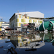 The flooded ruins of a shopping mall in Palu on September 30.